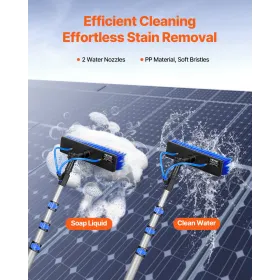 Water Fed Pole Kit 6m Solar Panel Cleaning Pole with Extendable Handle