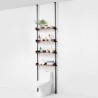 Over the Toilet Storage 4-Tier Bathroom Shelf Rack Space Saver Organizer