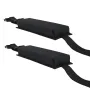 Soft Roof Rack Pads, 15.5-Inch Universal Car Roof Rack Pads, 176LBS Loading Capacity Luggage Kayak Carrier with Portable Storage