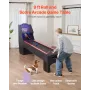 9' Roll and Score Classic Arcade Game Table, Indoor Skeeball Machine Game Set with LED Electronic Scorer, Sound, Automatic Ball 