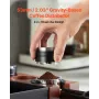 Coffee Distributor 53mm, 2-in-1 Adjustable Espresso Distributor with Fan-Shaped Base, Coffee Distributor 304 Stainless Steel wit