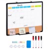 24 "X18" Månedlig kalender Whiteboard & Cork Board Combo med aluminiumsramme