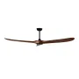 72 Inch Ceiling Fan without Light, 6-Speed Remote Control, 3-Wood-Blade, Reversible DC Motor, Modern Low Profile Flush Mount Ext