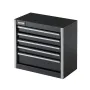 Metal Tool Box, 8.6-inch, Portable Metal Tool Box with 5 Drawers, Small Tool Chest with EVA Liners and PP Feet Pads, Heavy-Duty 