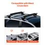 Soft Roof Rack Pads, 30" Universal Car Roof Rack Pad for Various Crossbars, 176LBS Loading Luggage Kayak Carrier with 2 Tie Down