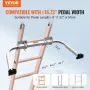 Ladder Stabilizer, Extension Ladder Standoff, Heavy Duty Wing Span/Wall Ladder Accessories for Roof Gutter, Easy to Use & Wide A