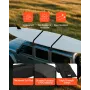 Soft Roof Rack Pads, 31.5" Universal Car Roof Rack Pad, 176LBS Load Capacity Luggage Kayak Carrier with 4 Tie-Down Straps, 2 Qui