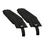 Soft Roof Rack Pads, 31.5" Universal Car Roof Rack Pad, 176LBS Load Capacity Luggage Kayak Carrier with 4 Tie-Down Straps, 2 Qui