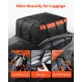 Car Rooftop Cargo Carrier Bag, 20 Cubic Feet Roof Cargo Carrier, Heavy Duty 840D PVC 100% Waterproof Car Roof Luggage Bag for Al