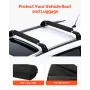 Soft Roof Rack Pads, 28" Universal Car Roof Rack Pads for Various Crossbars, 88LBS Load Capacity Luggage Kayak Carrier with 2 Ti