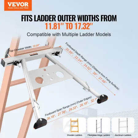 Stigstabilisator Justerbar fødder Extension Standoff Heavy Duty
