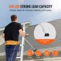 Ladder Stabilizer, Adjustable Feet Extension Ladder Standoff, Heavy Duty Wall Ladder Accessories for Roof Gutter, Easy to Use & 