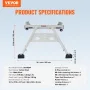 Ladder Stabilizer, Adjustable Feet Extension Ladder Standoff, Heavy Duty Wall Ladder Accessories for Roof Gutter, Easy to Use & 