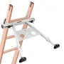 Ladder Stabilizer, Adjustable Feet Extension Ladder Standoff, Heavy Duty Wall Ladder Accessories for Roof Gutter, Easy to Use & 