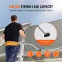 Ladder Stabilizer, Heavy Duty Steel Ladder Roof Hook, Ladder Stabilizer with Wing Span/Wall Extension Accessory, Stable Ladder S