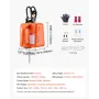 3-in-1 Electric Hoist Winch, 1100 lbs Capacity, 1500W Portable Power Winch, 30 ft Lifting Height, 16 ft/min with Wire and Wirele