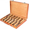 Wood Chisel Sets 12pcs Lathe Chisels 3-3/4Inch /95MM Woodworking Chisels 9Inch Wood Lathe Tools Wood Chisels Lathe Tools for