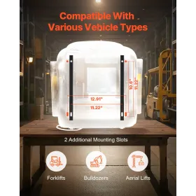 Gaffeltruck sæde fold ned traktorophængssædet Justerbar ryg & nakkestøtte