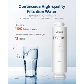 PCF Composite Filter Replace for SS-001/003/005 Under Sink Water Filter