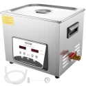 Ultrasonic Cleaner 10L Jewelry Cleaning Ultrasonic Machine Digital Ultrasonic Parts Cleaner Heater Timer Jewelry Cleaning Kit