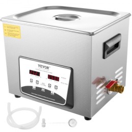 Ultrasonic Cleaner 10L smykker Rengøring Ultralydsmaskine Digital ultralydsdele Cleaner Heater Timer Timer Jewelry Cleaning Kit