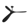 72 Inch Ceiling Fan without Light, 6-Speed Remote Control, 3-Wood-Blade, Reversible DC Motor, Modern Low Profile Flush Mount Ext