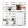 Pegboard Combination Kit 11 X 11 "Plastic Pegboard 4 Panels til Home White