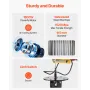 2-in-1 Electric Hoist Winch, 1100 lbs Capacity, 1800W Portable Power Winch, 98 ft Lifting Height, 36 ft/min with Wire and Wirele