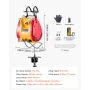 2-in-1 Electric Hoist Winch, 1100 lbs Capacity, 1800W Portable Power Winch, 98 ft Lifting Height, 36 ft/min with Wire and Wirele