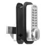Mechanical Keyless Entry Door Lock, 14 Key Mechanical Door Lock, Mechanical Keypad Door Lock with Adjustable Thumb Knob, Single-