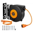 Retractable Extension Cord Reel Power Cord Reel 19m 1000W 1m Lead-in Cord