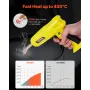 Plastic Welding Kit, 220W Plastic Welder Gun with 1200PCS Hot Staples & 76PCS Welding Rods, Professional Hot Staple Welding Gun 