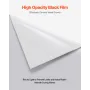 8Mil Plastic Sheeting, 6.5 x 164 FT Crawl Space Vapor Barrier, Heavy Duty Garden Polyethylene Sheeting Roll, Multi-Purpose Const