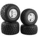 Go Kart Wheels Rain Tires Set of 4 Rim & Tyre Durable 10X4.50-5 11x6.0-5