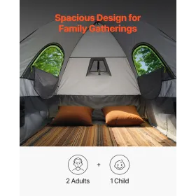 Lastbiltelt 6.4-6.7ft vandtæt PU2000 lastbil seng campingtelt 2-3 person