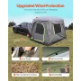 SUV Tent for Camping, 10FT L x 8FT W, Waterproof PU2000mm Spacious Double Layer Design for 5-8 Person, SUV Camping Tent with Mes