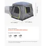 SUV Tent for Camping, 10FT L x 8FT W, Waterproof PU2000mm Spacious Double Layer Design for 5-8 Person, SUV Camping Tent with Mes