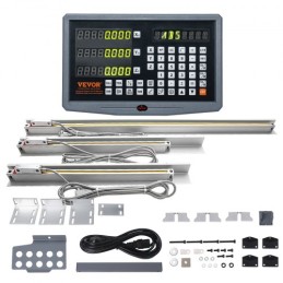 Digital Readout 16'' & 18'' & 38'' Linear Scale 3 Axis DRO Display Kit