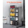 Storage Shelves, 2000 lbs, 5 Tier Garage Storage Shelving, 18" D x 32" W x 72" H Adjustable Metal Shelves for Garage Shelves Uti