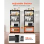 Opbevaringshylder 18 "D X 32" W X 72 "H 5-lags