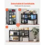 Storage Shelves, 2000 lbs, 5 Tier Garage Storage Shelving, 18" D x 32" W x 72" H Adjustable Metal Shelves for Garage Shelves Uti
