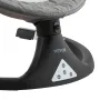 Baby Swing, 5-Speed Baby Rocker with 3 Seat Position, Portable Infant Swing for Newborn with PVC Touch Panel, Remote Control, Bl