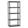 Storage Shelves, 2000 lbs, 5 Tier Garage Storage Shelving, 16" D x 32" W x 72" H Adjustable Metal Shelves for Garage Shelves Uti