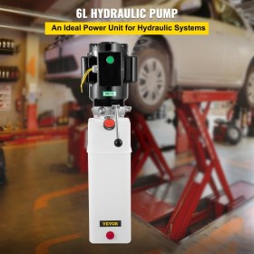 6L Car Lift Hydraulic Power Unit Pack 220V 50hz 1 ph 2750 PSI Auto