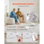 Baby Swing, Baby Rocker for Infant with 3 Speeds & 3 Seat Positions, IMD Touch Panel, Remote Control, Bluetooth & 10 Preset Lull