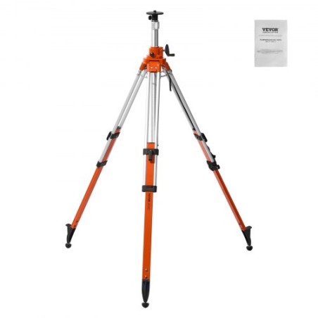 Laser Level Tripod Stand 5/8"-11 Thread 45.07-114.37 in Height Adjustment