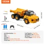 RC Remote Control Dump Truck Toy Construction Vehicle Toy 11ch