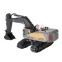 Remote Control Excavator Toy, 22 Channel, 1:14 Scale Remote Control Digger with Metal Shovel, RC Excavator with Lights & Sounds,