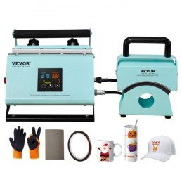 2 in 1 Tumbler and Hat Heat Press Machine Heat Machine for Caps Hats Mugs