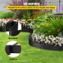 Landscape Edging, 10 inch Depth 300 ft Total Length, Recycled HDPE Coiled Terrace Board, Flexible Bender Border for